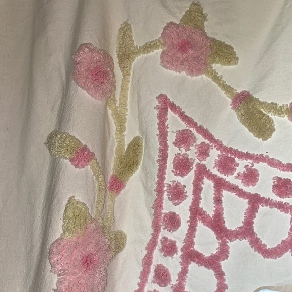 Vintage look chenille valance curtain - Picture 4 of 11